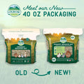 Oxbow Organic Meadow Hay, Rabbit & Guinea Pig Hay, High Fiber, 40 oz
