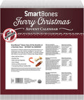 SmartBones Advent Calendar with Rawhide-Free Dog Treats for Small Dogs
