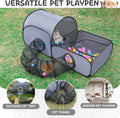 TailTastic Cat Playpen,3-in-1 Surround Tunnel for Indoor & Outdoor Use
