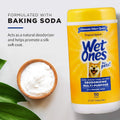 Wet Ones for Pets Deodorizing Dog Wipes with Baking Soda, Tropical Splash Scent - Multipurpose Deodorizing Pet Grooming Wipes in Resealable Canister, 50 Count