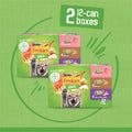 Purina Friskies Wet Cat Food Pate Variety Pack Salmon Dinner, Turkey and Giblets Dinner and Mixed Grill - (2 Packs of 12) 5.5 oz. Cans