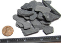 Natural Slate Stone -1/2 to 1 inch. Perfect Size for Miniature or Fairy Gardens, Aquariums, Reptiles, Terrariums, Model 