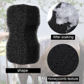 Eaasty 3 Pcs Horse Groomer Sponge Scrubber Massager Horse Grooming Brush Kit Supplies Large Soft Care for Cleaning Washi