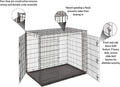 Solutions by Midwest 54-Inch Double Door Crate, Giant Breed Dogs, 100+ lbs