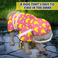 Dog Raincoat, Adjustable Rain Jacket with Hooded Double Layer for Large Medium Small Dogs Puppies, Lightweight Waterproo