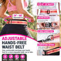 JC HOUSE Hands Free Dog Leash with Waist Belt Lifetime Replacement, Dual Handle Bungee Leash for Running, Jogging, Hiking and Walking, for Medium and Large Dogs 5118