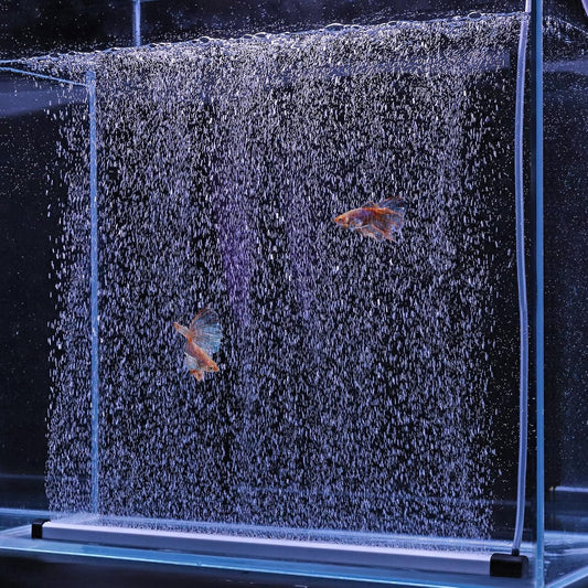 hygger Aquarium Bubble Strip, Nano Air Bubble Curtain Wall Aquarium, Quiet High Dissolved Oxygen Diffuser Fish Tank Bubb