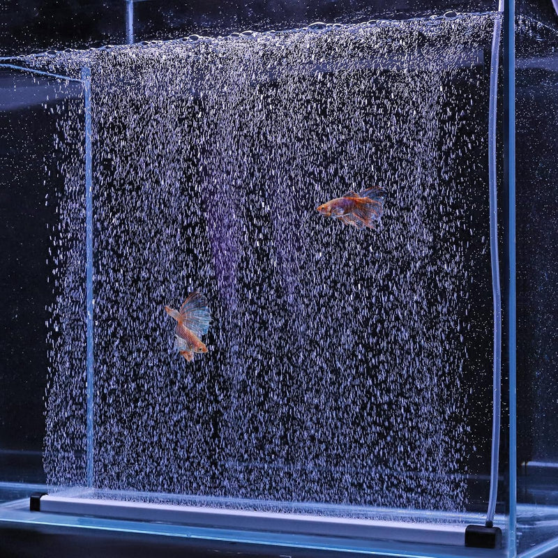 hygger Aquarium Bubble Strip, Nano Air Bubble Curtain Wall Aquarium, Quiet High Dissolved Oxygen Diffuser Fish Tank Bubb