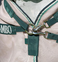 Horseware® Rambo Flybuster with No-Fly Zone™ Fly Sheet - Oatmeal/Sage & Beige & Green, 78 inches
