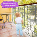 TUPI Banister Guard for Baby and Pet,Ultra-Fine Mesh for Balcony