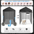 Outdoor Dog Kennel Cover, 8x4x6ft