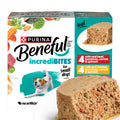Purina Beneful Small Breed Wet Dog Food Variety Pack, IncrediBites Loaf, Chicken, Beef and Salmon Flavors - (2 Packs of 12) 3 oz. Cans