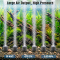 AquaMiracle 6/8/16W Quiet Fish Tank Air Pump 200/317/475GPH High Pressure Aquarium Air Pump Commercial Air Pump Pond Aer