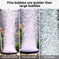 hygger Air Stone for Aquarium: Quiet High Dissolved Oxygen Diffuser Kit for Freshwater or Saltwater Fish Tank and Hydrop
