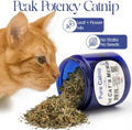 The Cat's MeWow 100% Pure Catnip – North American Grown – Strong Aroma for Play & Enrichment – Resealable Freshness Jar – Veteran-Owned Brand