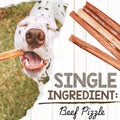 Nature Gnaws Bully Sticks for Dogs 11-12" (8oz) - Mixed Thickness - Long Lasting for Aggressive Chewers and Large Dogs - Natural Beef Dog Chew Bones