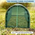Foldable Chicken Run No Assembly Portable Tunnel for Yard 79 * 30 * 24 in