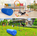 Dog Agility Training Equipment, 60-piece Dog Obstacle Course Training Starter Kit Pet Outdoor Game with Tunnel, Agility 