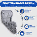 Dog Towel for Drying Dogs, Absorbent Microfiber Bath Towel, Hand Pockets