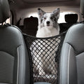 Dog Car Net Barrier for SUV， Upgraded Dog Travel Accessory with Organizers and Storage, Separates Pets from Passengers f