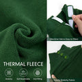 cyeollo Dog Pajamas Medium, Stretchable Fleece Pet Onesie Coat for Small Dogs Pjs Warm Doggie Jumpsuit Soft Cold Weather Dog Clothes Outfits, Green M