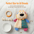 Squeaky Stuffed Dog Toy Small, No-Stuffing Crinkle Paper Dog Toy