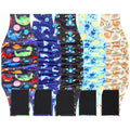 5 Pack Dog Diapers Male Reusable, Premium Belly Bands for Male Dogs, High Absorbing Male Dog Pee Wraps for Doggie in Incontinence or Excitable Urination and Training, Dino S
