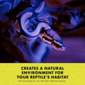 Zilla Incandescent Heat Lamp Bulbs, Night Black for Nocturnal Reptiles