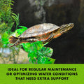 Zilla Pet Turtle Miracle Ball, Aquarium Odor and Sludge Remover, 50 Gallons