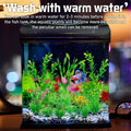 Ameliade 14 PCS Soft Plastic Aquarium Plants Green Fish Tank Decor Set