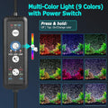 fishkeeper Submersible Fish Tank Light with Air Bubble Hole, for 49"+ Tank