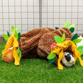 Guinea Pig Hideout, 3 Way Collapsible Small Animal Tunnel Cage Accessories