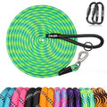 ZALER Long Dog Leash, 50 feet 30ft 20ft 15ft 10ft Dog Training Lead, Heavy Duty Check Cord Recall Leash for Dogs Training, Playing, Camping, or Backyard (30FT, Blue Green)