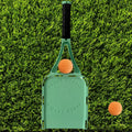 Dog Ball Launcher with 2 Balls - Long-Distance Ball Thrower for Dogs with Ergonomic Grip & Carry Sack – Hands-Free Picku