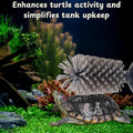 Turtle Shell Cleaning Suction Brush Tank, Turtle Scratcher for Tank Shell Cleaner with Suction Cup and Handheld Back Scr