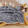 Cat Blanket for Indoor Cats, Soft Faux Fur & Sherpa
