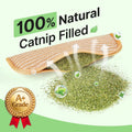 Potaroma Cat Toys Pack of 2 with 6000mg A+ Organic Catnip, Soft Sisal Material Indoor Kitten Scratching and Kicker Toys, Drives Bored Cats Crazy with Fun Interactive Chew