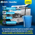 Aquatic Experts Bonded Aquarium Filter Pad, 12x72x.75 in, Cut to Fit