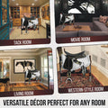 HOTCAN Pine Wood Saddle Rack | Ideal Saddle Stand for Horse Gear and Horse Tack Organizers | Suitable for Displaying Tro