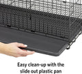 MidWest Homes for Pets Small Wabbitat Rabbit Cage, Grid Mesh Floor, Removable Tray, Top & Front Door Access, Rust Resist