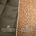 Queenmore Warm Puffer Dog Coat Thick Plush Quilting Small Winter Jacket