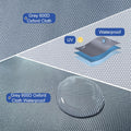 Outdoor Kennel Enclosure Cover, Kennel Side Cover Suitable for 10'W x 10'L Outdoor Kennels, Featuring Multiple Elastic B