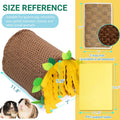 Guinea Pig Hideout, Fleece Tunnel House Small Pet Cage Accessories