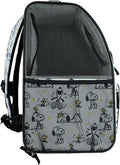 Peanuts Backpack 16" Snoopy & Woodstock Mesh Pet Carrier Bag Outdoor Travel for Cats Dogs Small Pets