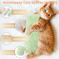 Maiiu 3 Pack Catnip Toys,Soft and Durable Cat Pillows Toys, Crinkle Sound Catnip Catnip Toys,Indoor Interactive Cat Kicker Toy, Companion Toys for Cats (Gray Set)