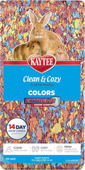 Kaytee Clean & Cozy Colors, Small Animal Bedding with Extreme Odor Control, Kaleidoscope, 24.6 Liters