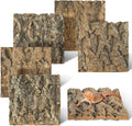Reptile Cork Bark Bedding 6PCS Bearded Dragon Climbing Wall Mat