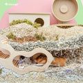 Niteangel Hamster House w/Climbing Ladder for Hamsters Gerbils Mice or Similar-Sized Pets (Secret Peep Tunnel Hamster Hu