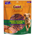 Cadet Gourmet Sweet Potato & Chicken Wraps Limited-Ingredient Dog Chews, Healthy and Natural Training Treats for Small and Large Dogs, 28 oz.