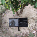 JFHEDY Grave Marker Stand for 12"x 6" Stones, Memorial Stones for Loved One